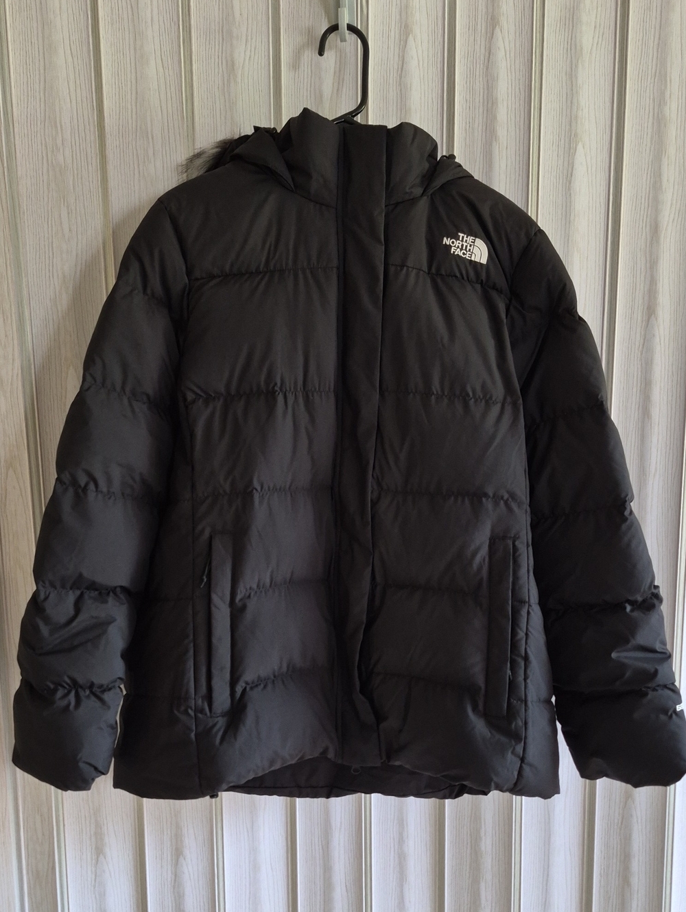 The North Face Black Quilted Hooded Puffer Jacket